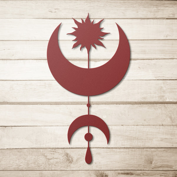 Metal Wall Art Celestial Eclectic Wall Decor