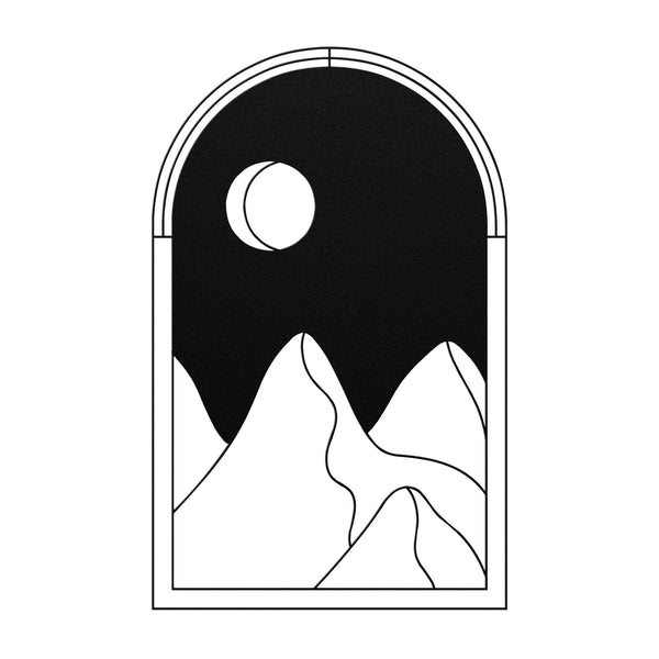 Metal Wall Art Desert Night Wall Decor
