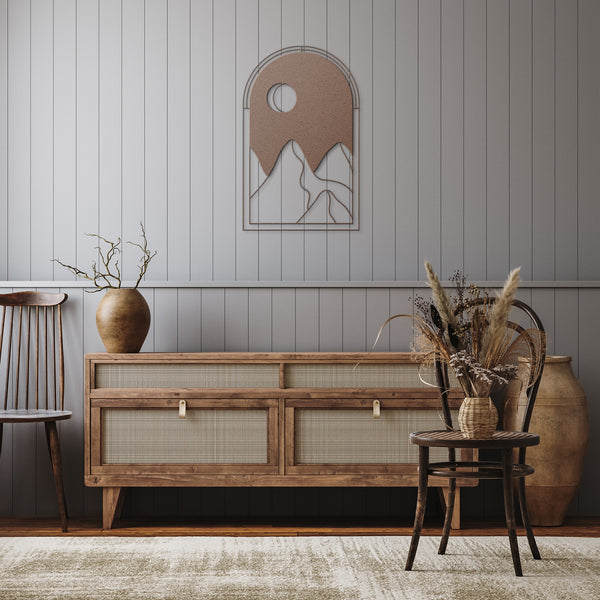 Metal Wall Art Desert Night Wall Decor