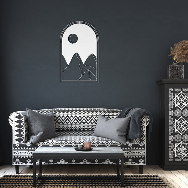Metal Wall Art Desert Night Wall Decor