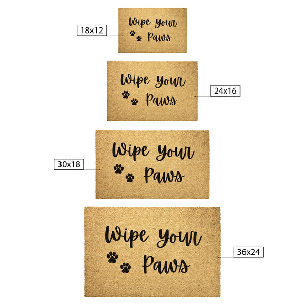 Outdoor Welcome Mat Pet Wipe Your Paws Door Mat
