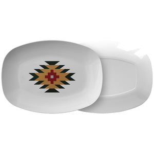Fuente de servir Southwestern Salt Lake Platter Accesorios de cocina Serveware Regalos de inauguración de la casa Southwestern