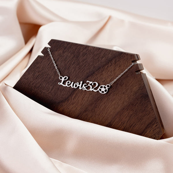Sports Mom Necklace for Mom Gifts for Birthday from Son Gifts to Mom, Soccer Mom