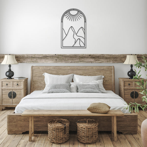 Spring Mountain Metal Wall Art Decor for Wall