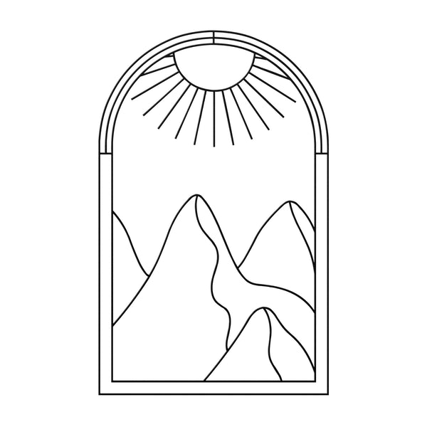 Spring Mountain Metal Wall Art Decor for Wall