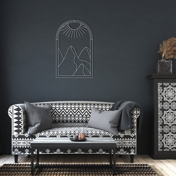 Spring Mountain Metal Wall Art Decor for Wall