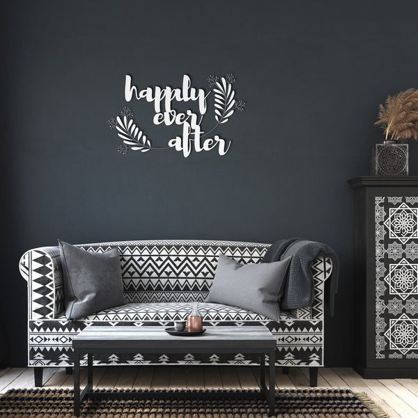 Wedding Sign Metal Happily Ever After