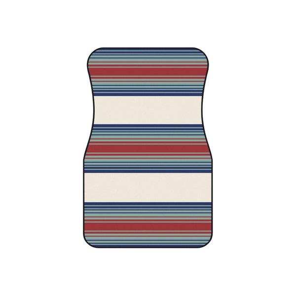 Car Mats (Set of 4) Adobe Dreams Print Striped Mats for SUV or Car