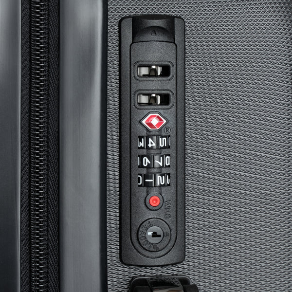 Suitcase Checkered Cabin Suitcase with Wheels Combination Lock Adjustable telescopic handle 360 Swivel Durable Hard Shell Case