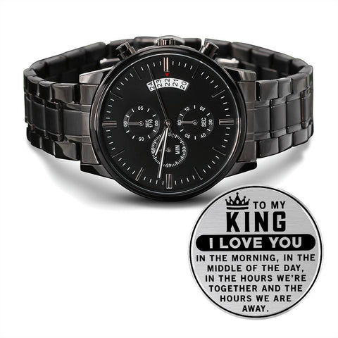 Gifts for Husband Water Resistant Watch, Birthday Anniversary Gift for Him