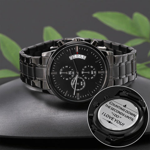 Gift for Husband Anniversary Gifts for Him, Waterproof Watch