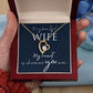 Necklace Gift for Wife Christmas Gift Birthday White or Yellow Gold Cubic Zirconia