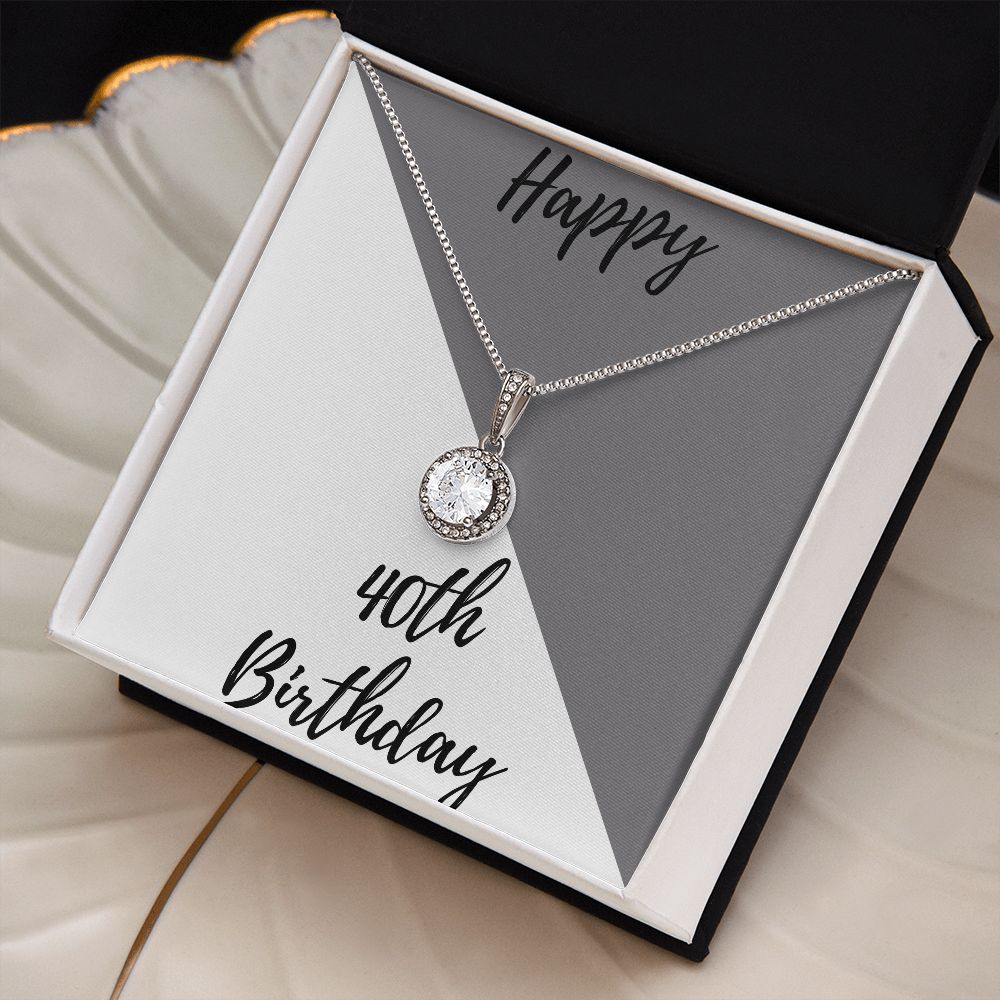 40th Birthday Gifts 30th Personalized Necklace Happy 40th Birthday Gifts for Her