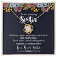Gift to Sister Necklace, Christmas Gift Birthday Gift to Sister