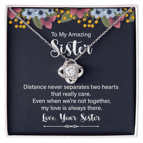 Gift to Sister Necklace, Christmas Gift Birthday Gift to Sister