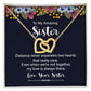 Gift for Sister Interlocking Hearts Necklace Christmas Gift Birthday Gift