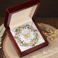 Christmas Jewelry Gifts Interlocking Hearts Happy Christmas