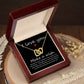I love You Interlocking Heart Necklace Gifts for Her