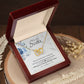 Unbiological Sister Friend Gifts Best Friend Necklace Interlocking Hearts