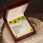 Step Mom Gifts Necklace Interlocking Hearts, Gifts for Bonus Mom Step Mom