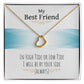 Best Friend Necklace Birthday Gift Friendaversary Gift Christmas gift