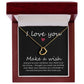 Heart Necklace Gift for Friends, Wife, Mom Christmas Gifts Birthday