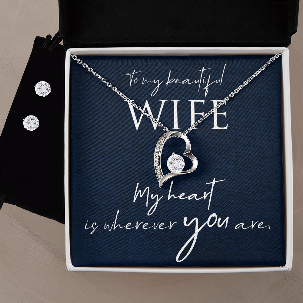 Jewelry Set for Wife Gift Christmas Birthday Gift Cubic Zirconia