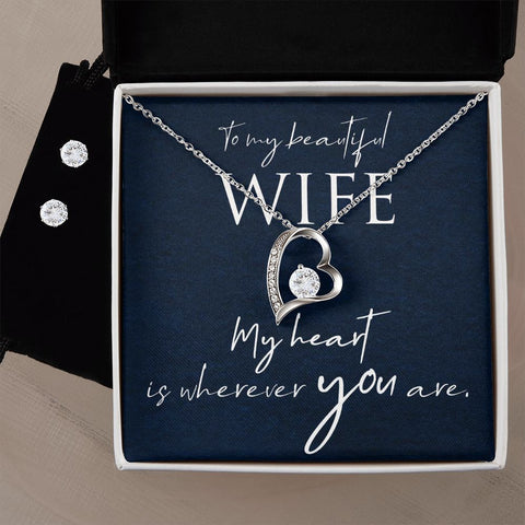 Jewelry Set for Wife Gift Christmas Birthday Gift Cubic Zirconia