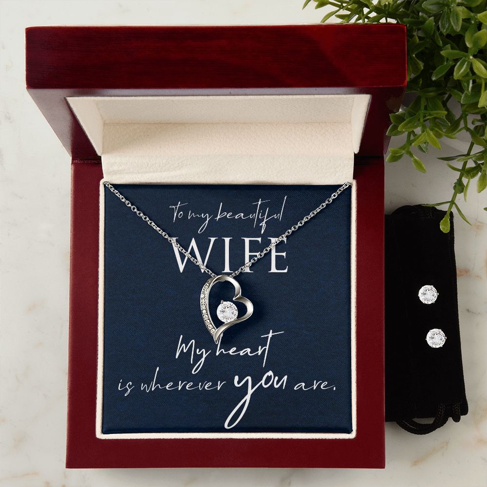 Jewelry Set for Wife Gift Christmas Birthday Gift Cubic Zirconia
