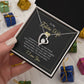 Fiancé Gifts Future Wife Heart Necklace Gift Birthday Christmas Anniversary