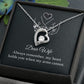 Gift for Wife Heart Necklace Gift for Wife Christmas Gifts Birthday Anniversary
