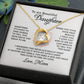 Gifts for Daughter Necklace Heart, Gifts from Mom to Daughter Birthday Christmas