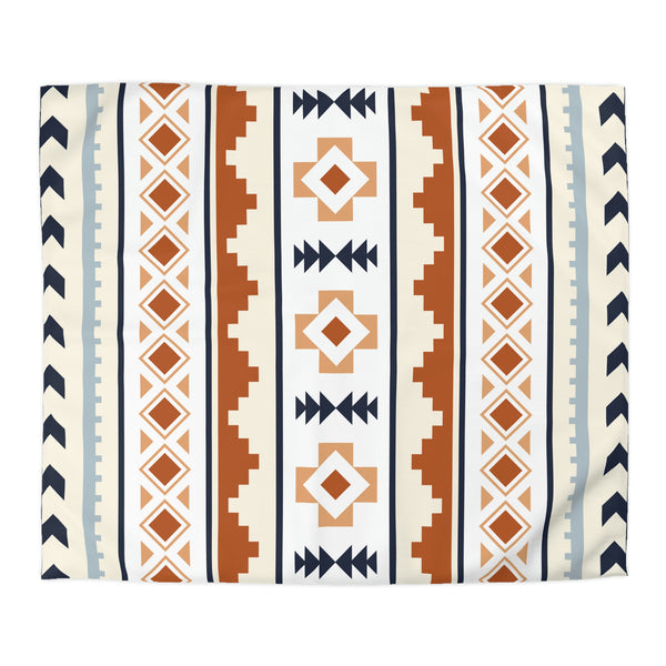 Duvet Cover Queen Twin or King, Microfiber Polyester Boho Southwestern