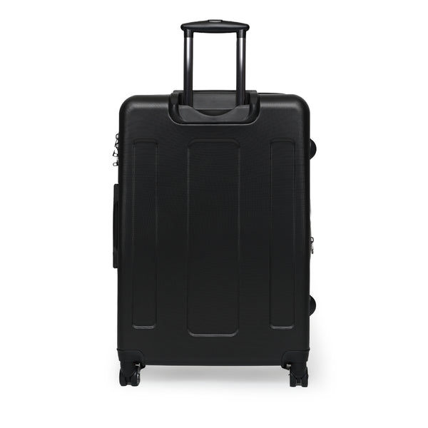 Suitcase Checkered Cabin Suitcase with Wheels Combination Lock Adjustable telescopic handle 360 Swivel Durable Hard Shell Case