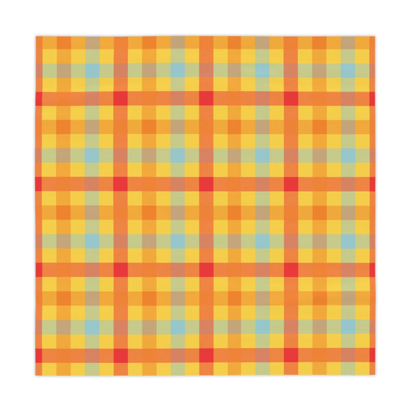 Gingham Checkered Retro Tablecloth