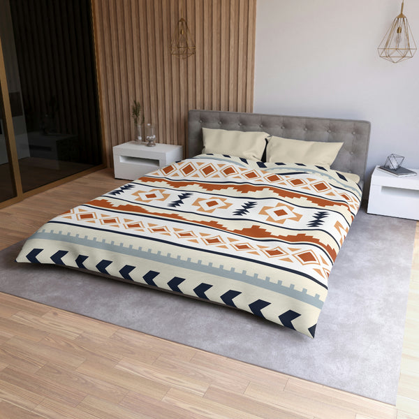 Duvet Cover Queen Twin or King, Microfiber Polyester Boho Southwestern