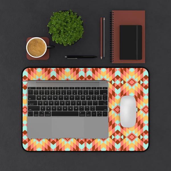 Desk Mat Boho Redwood Creek Southwestern Mat for Desk Large Mouse Pad Desk Accessories Large Desk Mat Pad, 3 Sizes