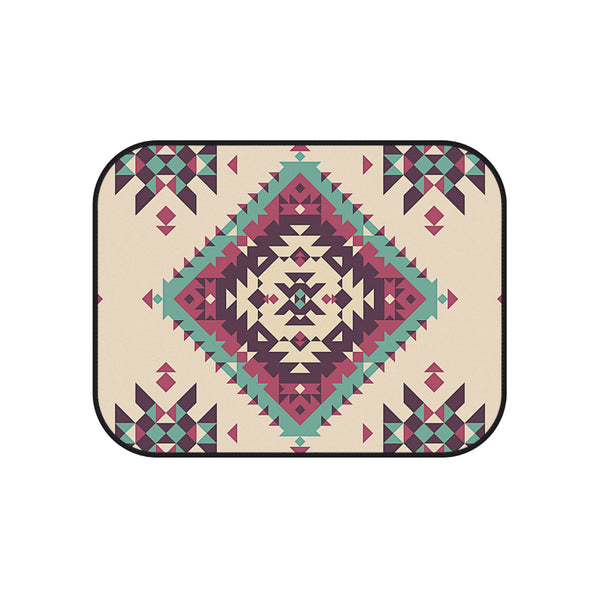 Set of 4 Car Mats for Car SUV, 4 Pieces Southwestern Car Mats