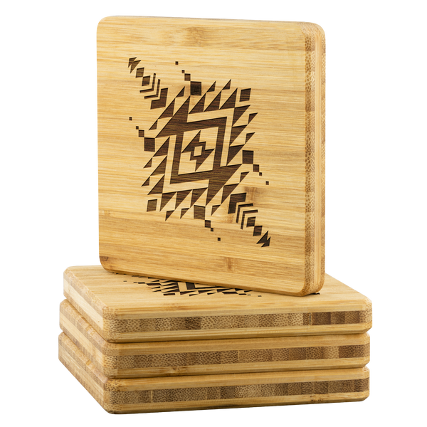 Coasters, 4 Pcs, Wooden Coasters, Southwestern Coasters, Gifts, Christmas Gift