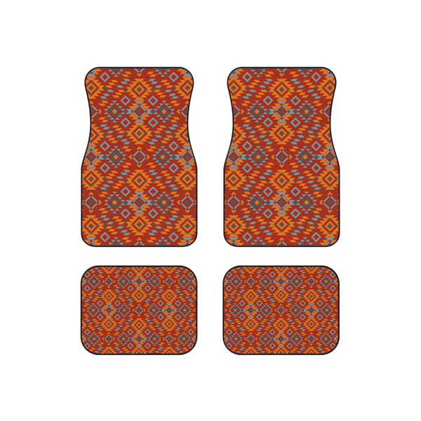 Car Mats (Set of 4) Southwestern Car Mats Redrock Canyon Print 4 Piece Mats for Car