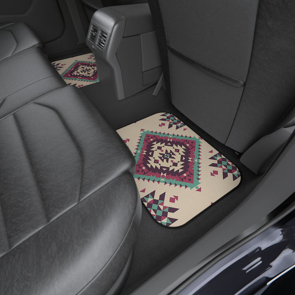 Set of 4 Car Mats for Car SUV, 4 Pieces Southwestern Car Mats