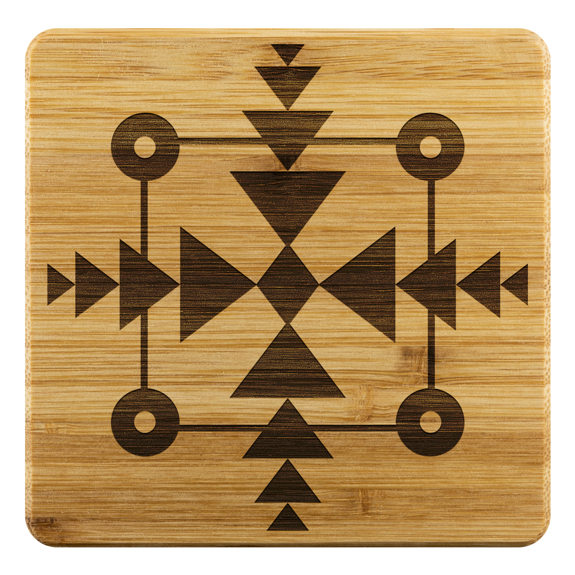 Coasters, 4 Pc, Wooden Coasters, Southwestern, Gifts, Home
