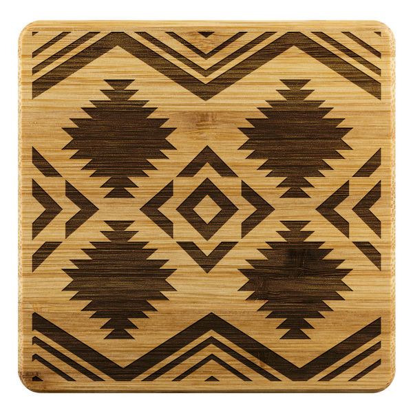 Coasters, 4 Pcs, Wooden Coasters, Southwestern Coasters, Gifts, Christmas Gift