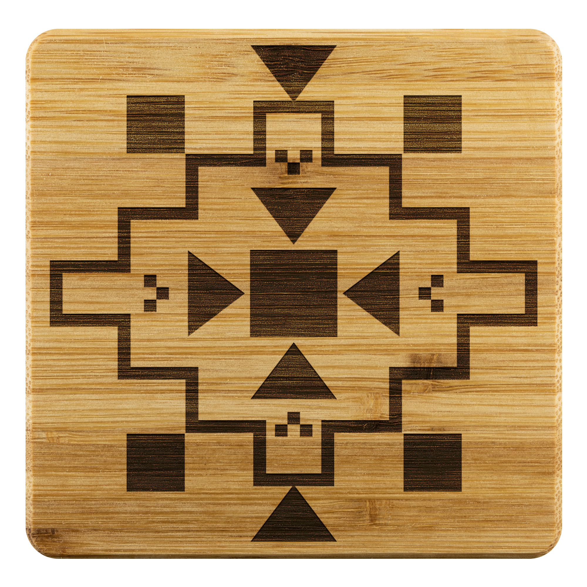 Coasters, 4 Pcs, Wooden Coasters, Southwestern Coasters, Gifts, Christmas Gift