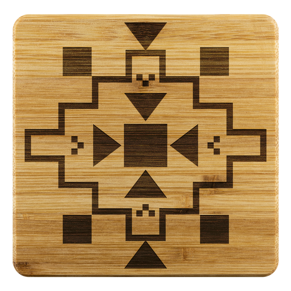 Coasters, 4 Pcs, Wooden Coasters, Southwestern Coasters, Gifts, Christmas Gift