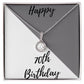 40th Birthday Gifts 30th Personalized Necklace Happy 40th Birthday Gifts for Her