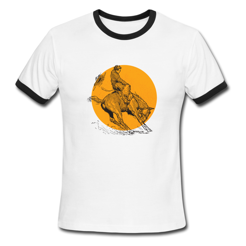 Men's Ringer T-Shirt - white/black