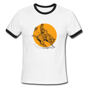 Men's Ringer T-Shirt - white/black