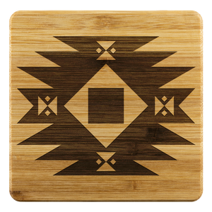 Coasters, 4 Pcs, Wooden Coasters, Southwestern Coasters, Gifts, Christmas Gift